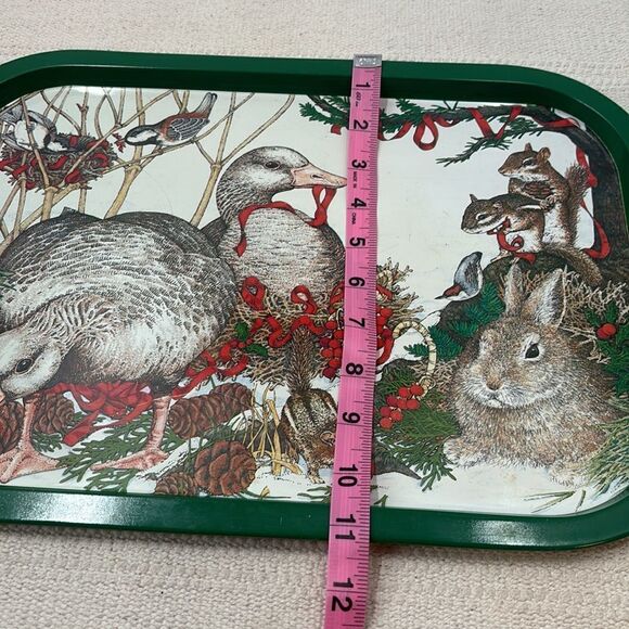 Vintage Tin Christmas Tray - Picture 8 of 9